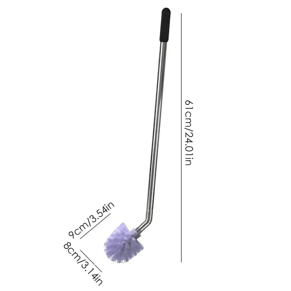 19 Liter Bottle Cleaning Brush | Water Can Washing Brush | Steel Handle Long Brush