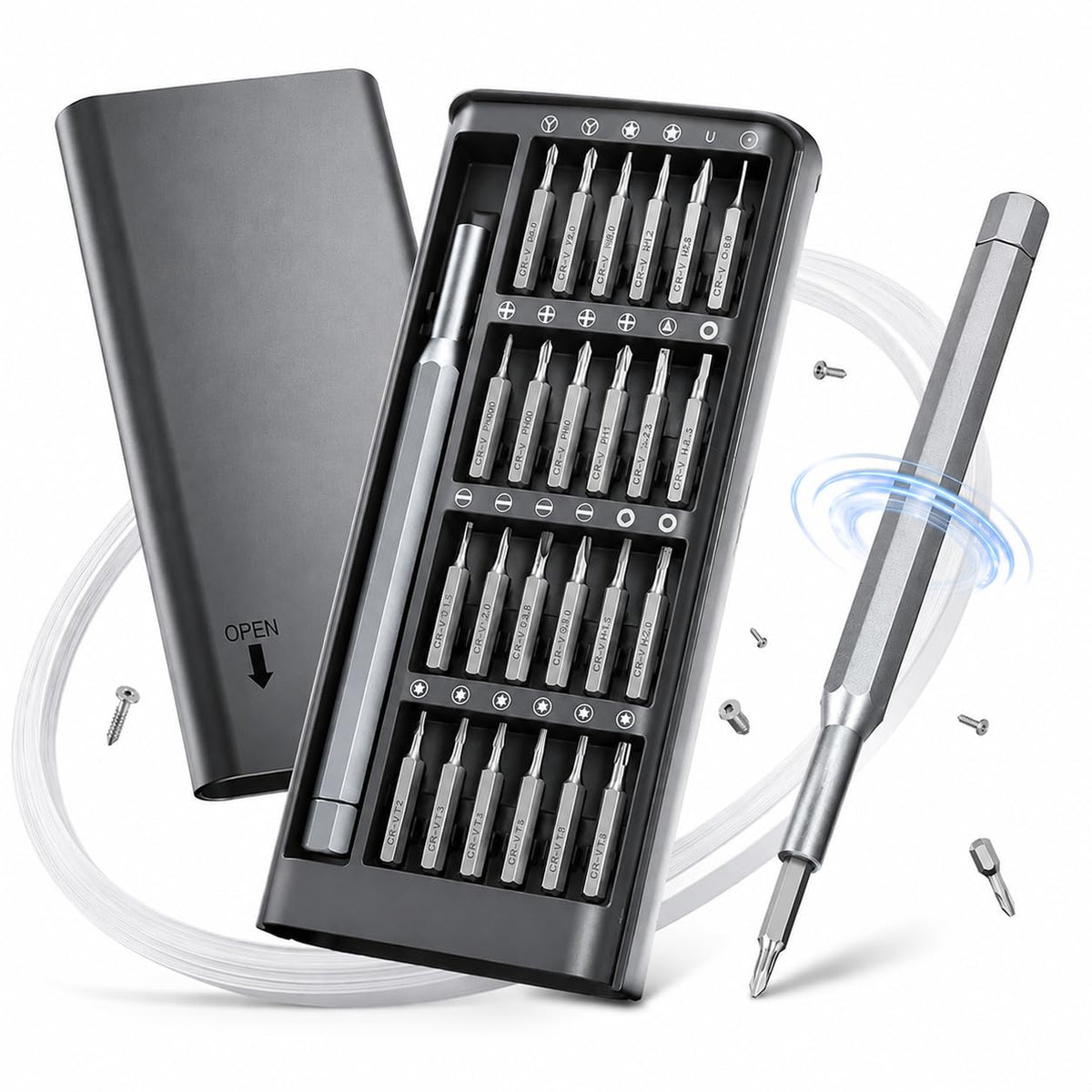 24 In 1 Screwdriver Bit Set Magnetic Disassembly Tool